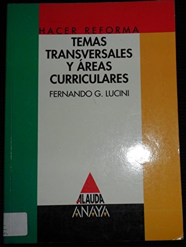 Temas transversales y áreas curriculares cover