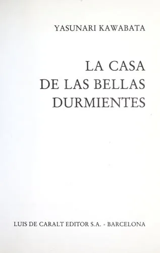 La casa de las bellas durmientes cover