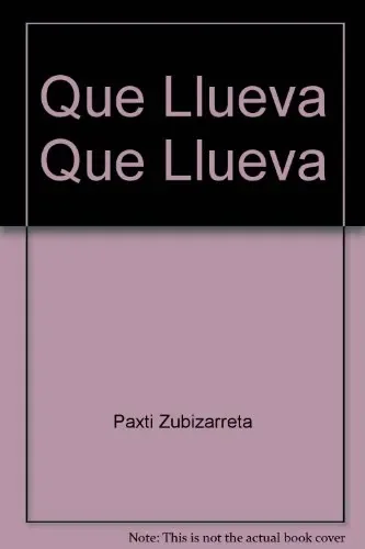 Que llueva ,que llueva cover