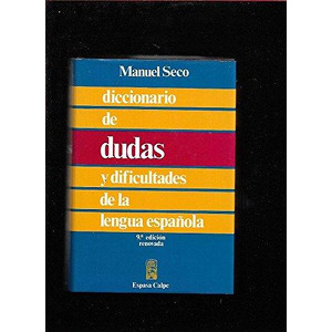 Diccionario de dudas y dificultades de la lengua española