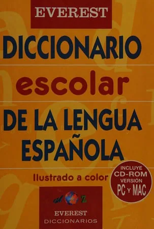 Diccionario escolar de la lengua española: ilustrado a color cover