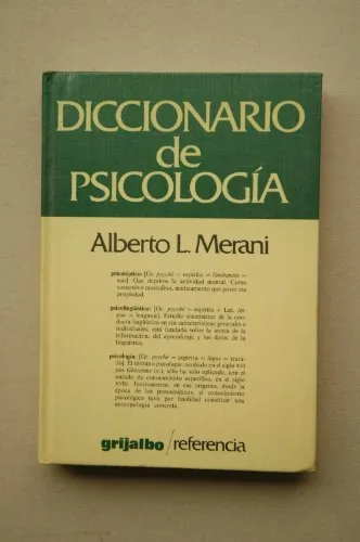 Diccionario de psicología cover