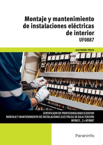 Montaje y mantenimiento de instalaciones eléctricas de interior cover