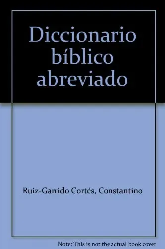 Diccionario bíblico abreviado cover