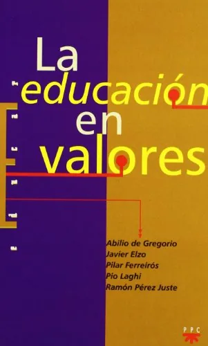 La educación en valores cover