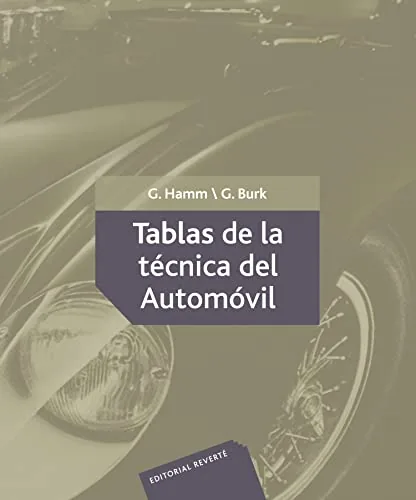 Tablas de la técnica del automóvil cover