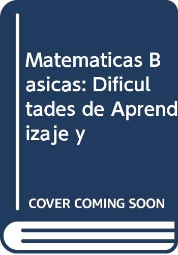 Matemáticas básicas : dificultades de aprendizaje y recuperación cover