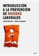 Introducción a la prevención de riesgos laborales cover
