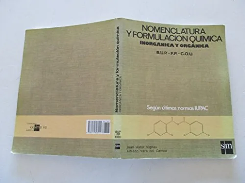 Nomenclatura y formulación química inorgánica y orgánica cover
