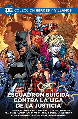 Escuadrón suicida contra la liga de la justicia cover