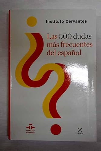 Las 500 dudas más frecuentes del español cover