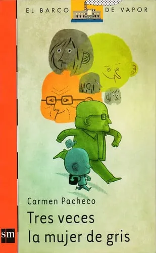 Tres veces la mujer de gris cover