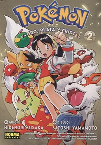 Pokémon Oro, plata y cristal Volumen 2 cover