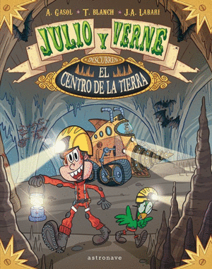 Julio y verne descubren el centro de la tierra cover