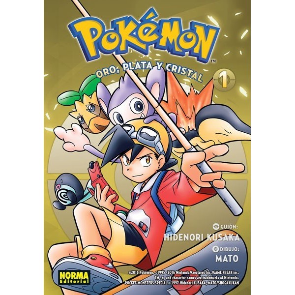 Pokémon oro, plata y cristal 5 vol 1