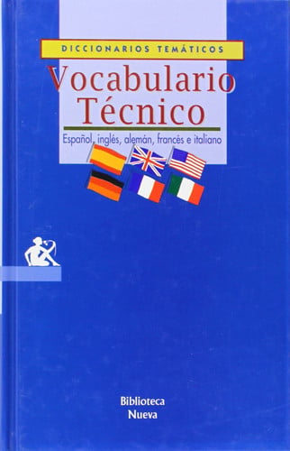 Vocabulario técnico español, inglés, alemán, francés e italiano cover