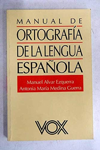 Manual de ortografía de la lengua española cover