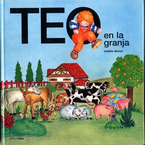 Teo en la granja