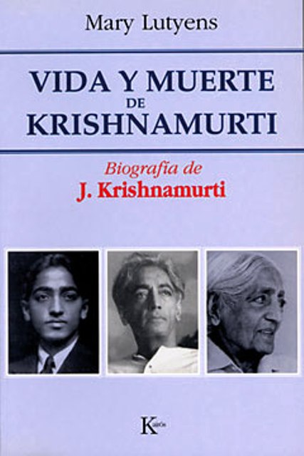 Vida y muerte de Krishnamurti cover