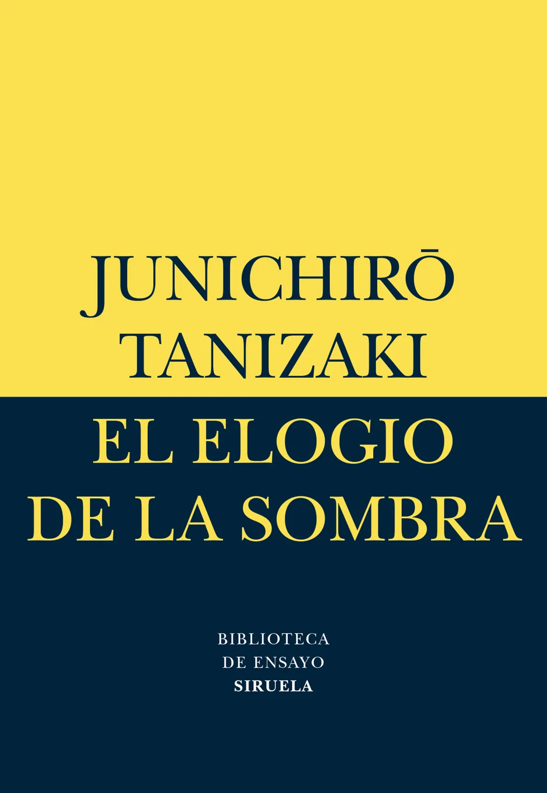 El elogio de la sombra cover