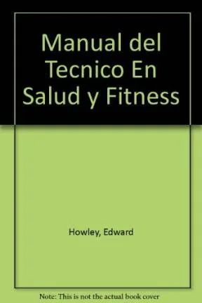 Manual del técnico en salud y fitness cover