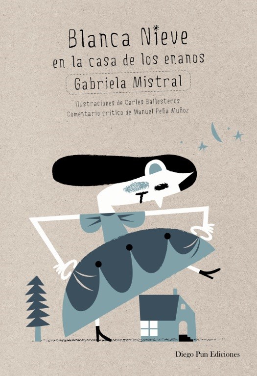 Blanca Nieve en la casa de los enanos.