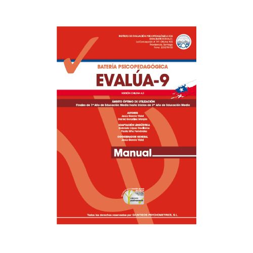 Batería psicopedagógica Evalúa-9