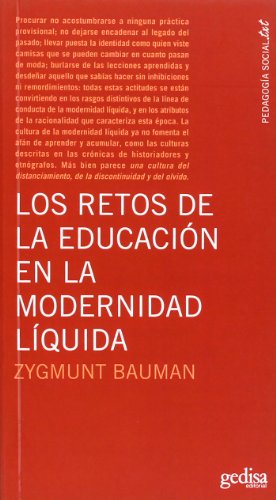 Los retos de la educación en la modernidad líquida