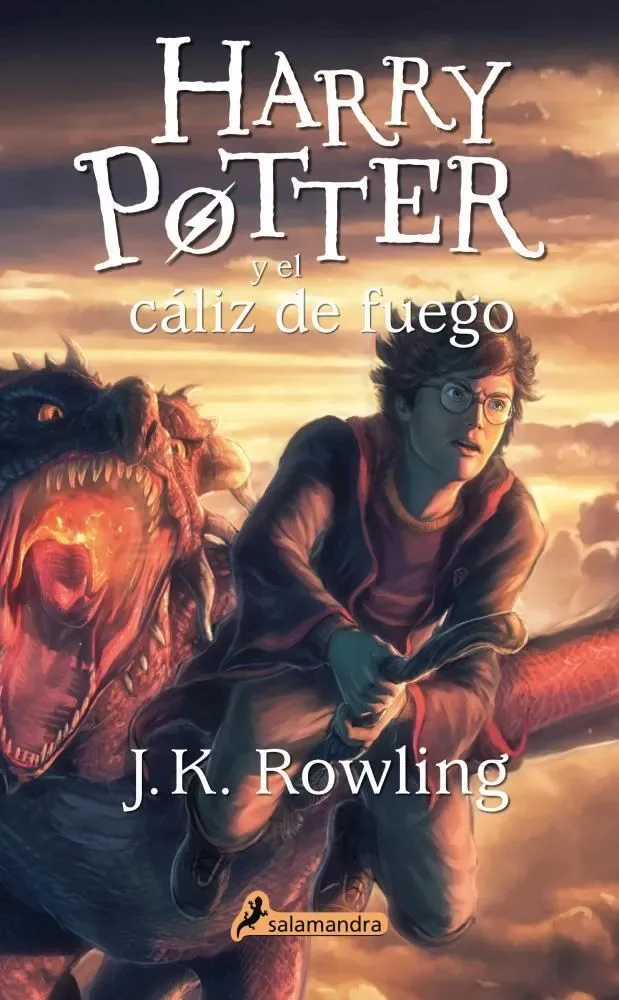 Portada de Harry Potter y el cáliz de fuego, de J. K. Rowling
