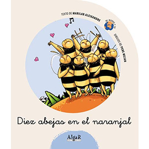 Diez abejas en el naranjal