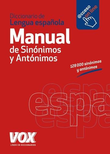 Diccionario manual de sinónimos y antónimos de la lengua española cover