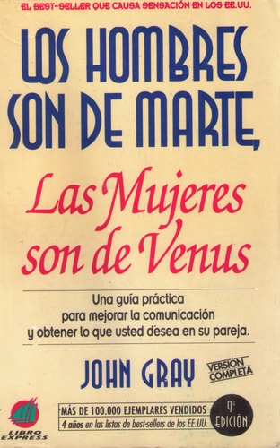 Los hombres son de martes, las mujeres son de venus cover