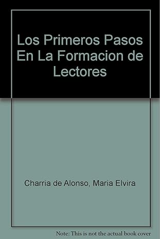 Los primeros pasos en la formación de lectores