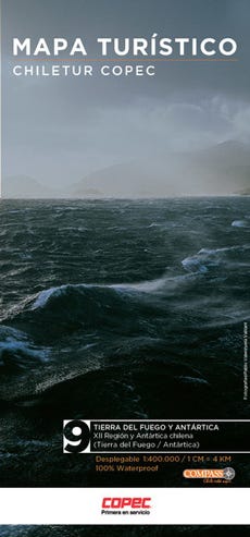 Mapa Tierra Del Fuego Y Antartica (N°9) Edicion 2017 cover