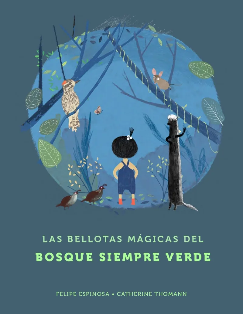 Las bellotas mágicas del bosque siempre verde cover