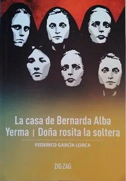 La casa de Bernarda Alba / Yerma / Doña Rosita la soltera cover