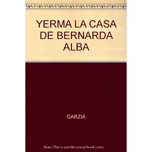 Yerma La casa de Bernarda Alba cover