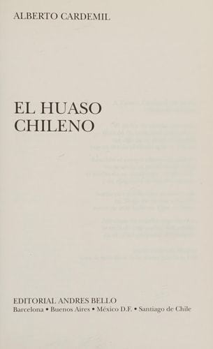 El huaso chileno (Spanish Edition) cover