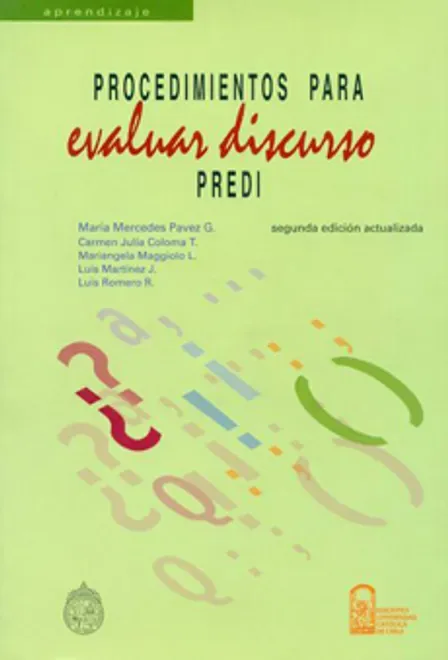 Procedimientos para evaluar discurso