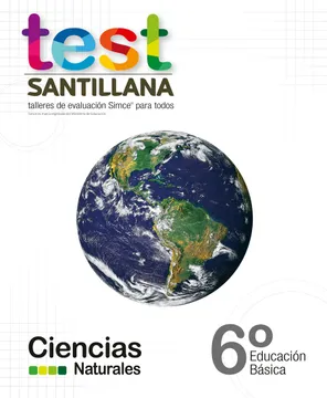 Test Santillana 6° Básico Ciencias Naturales SIMCE cover