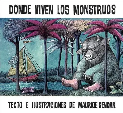 Portada de Donde viven los monstruos, de Maurice Sendak