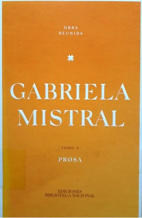 Gabriela Mistral V Poesía
