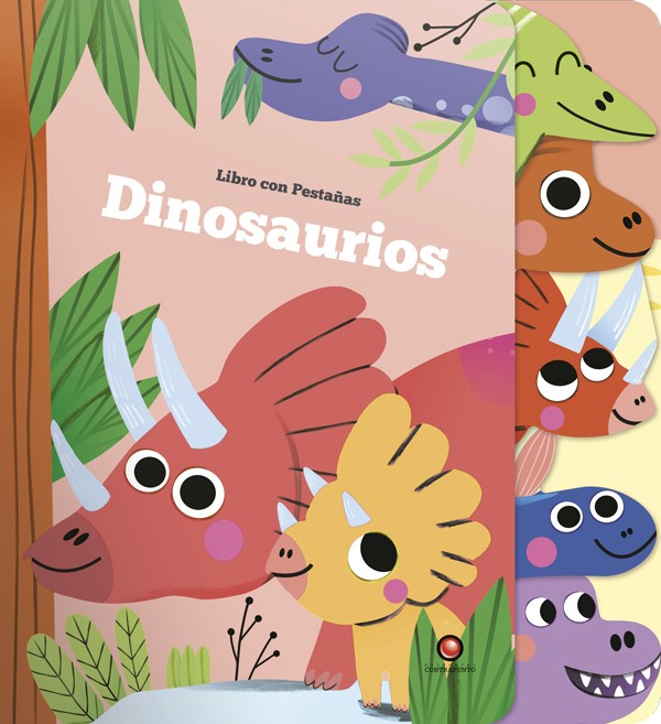 Libro con pestañas. Dinosaurios cover