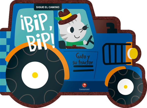 Gato y su tractor. ¡Bip, bip! cover