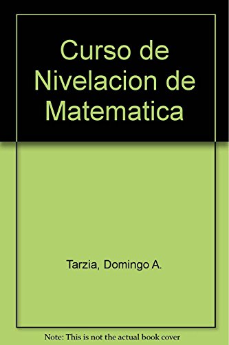 Curso de nivelación de matemática cover