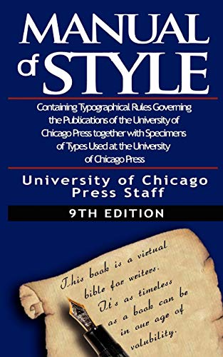 Manual of Style cover