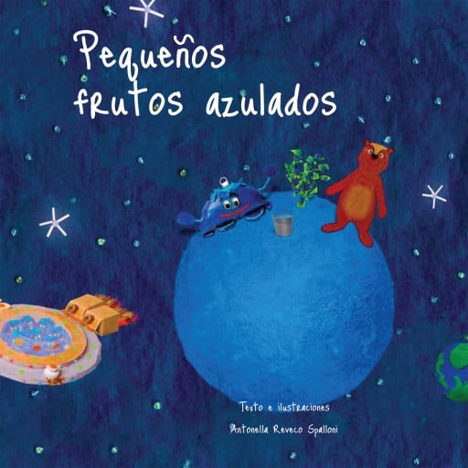 Pequeños frutos azulados