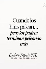 Cuando los hijos pelean cover