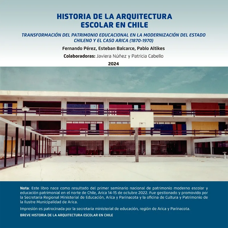 Historia de la arquitectura escolar en Chile cover