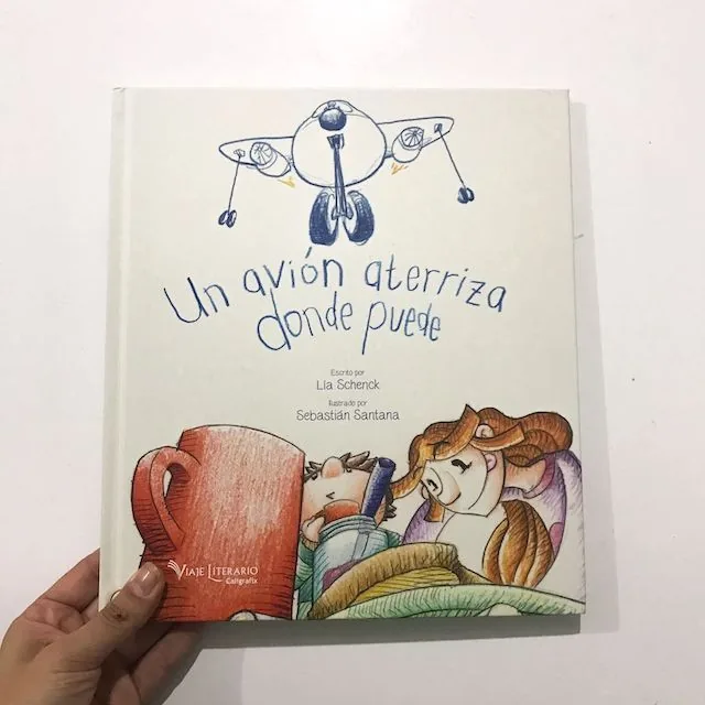 Un avión aterriza donde puede